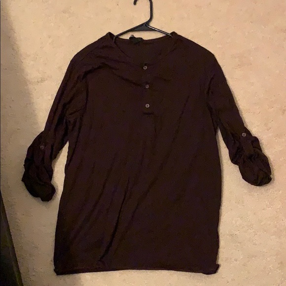 Burgundy long sleeve shirt - Picture 1 of 3